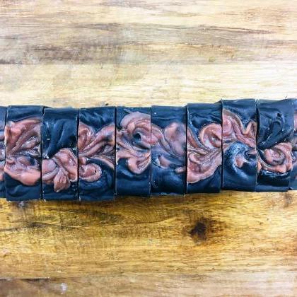 Strawberry & Charcoal Soap